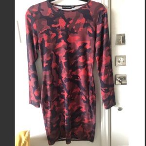 PLT Camo Shape Dress